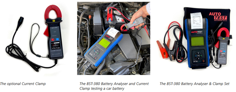 Battery Tester With Clamp