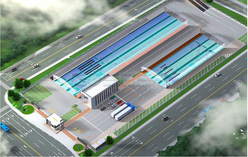 3-Workstations-Heavy Duty Testlane Layout