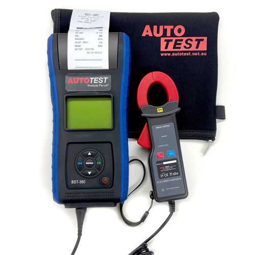 Battery with clamp Battery Tester