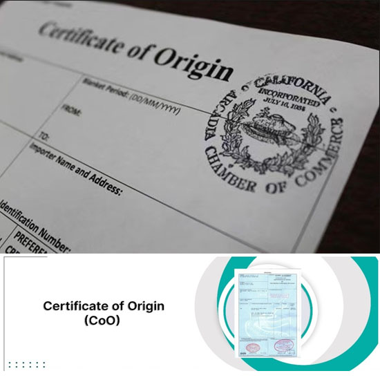 Certificate of Origin