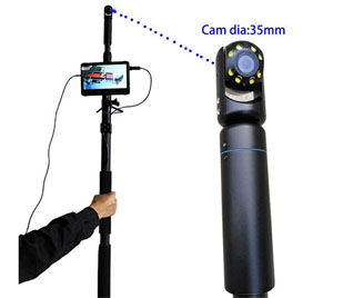 TVS-360 Telescopic Pole Pan-Tilt Inspection Camera TVS-360 Telescopic Pole Pan-Tilt Inspection Camera